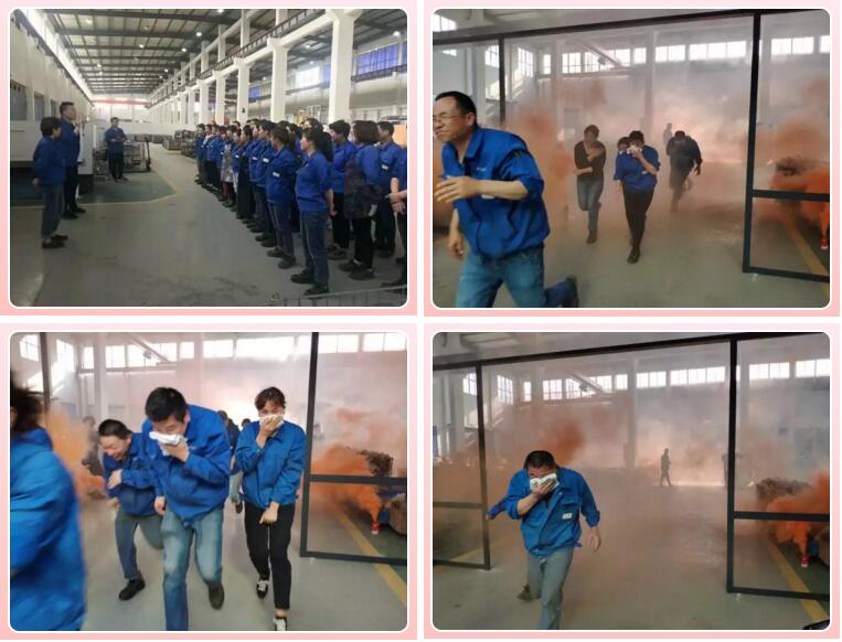 記南方泵業(yè)六工廠機械傷人應(yīng)急預案和消防演練