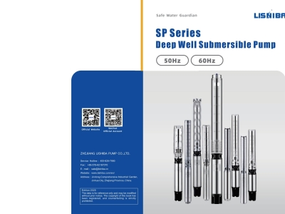 SP Series Deep Well Submersible Pump | 50Hz、60Hz